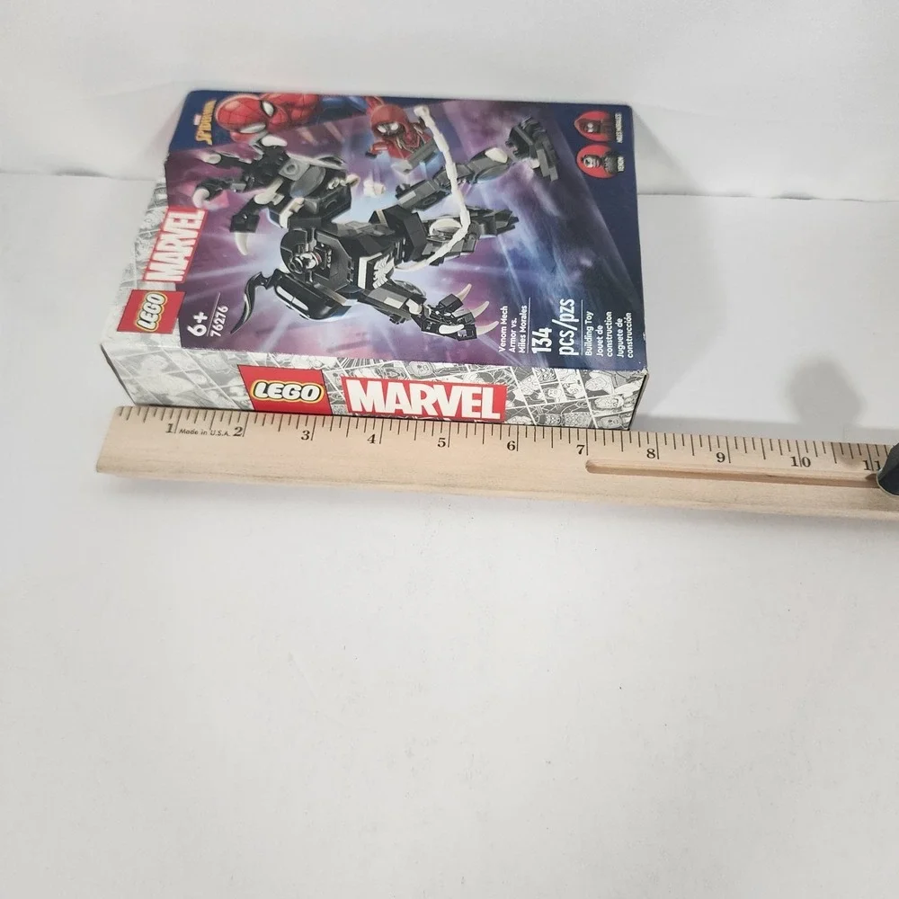 LEGO Marvel 76276 Venom Mech Armor vs Miles Morales New Sealed 134 Pieces